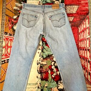 Levi’s VTG 90s light wash blue denim 501 jeans 36/30 Made in Canada
